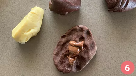 Danubio bicolore alla Nutella - P6