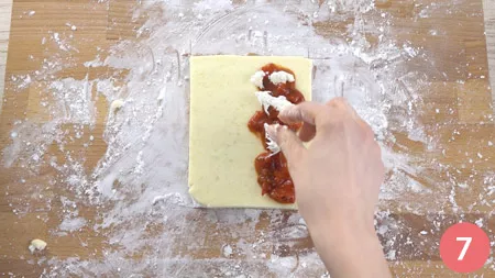 Fagottini di patate gusto pizza - Passaggio 7