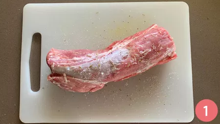 Filetto di maiale in crosta - Passaggio 1