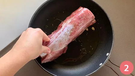 Filetto di maiale in crosta - Passaggio 2