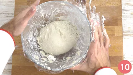 Focaccia con cipolle - Passaggio 10