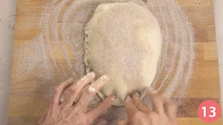 Focaccia con lievito madre - Passaggio 13