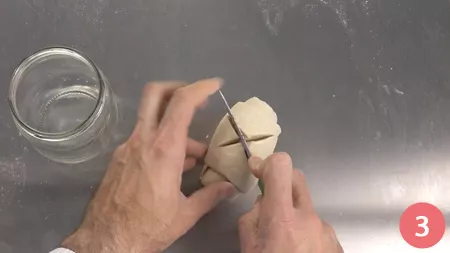 Focaccia con lievito madre - Passaggio 3