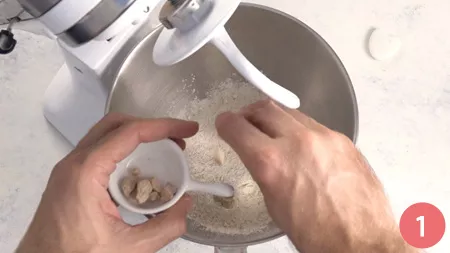 Focaccia di farro - Passaggio 1