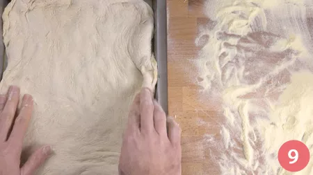 Focaccia di farro - Passaggio 9