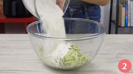 Focaccia di zucchine in padella - P2