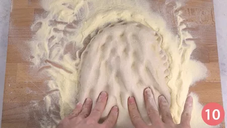 Focaccia integrale - Passaggio 10