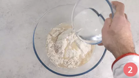 Focaccia integrale - Passaggio 2