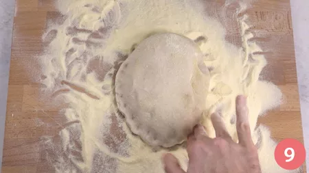Focaccia integrale - Passaggio 9