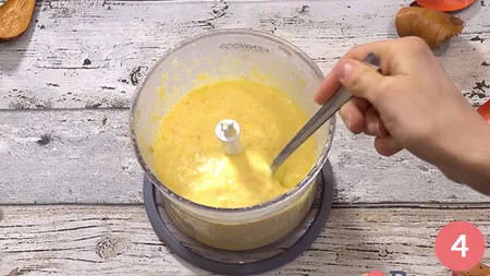 frullare tutti gli ingredienti