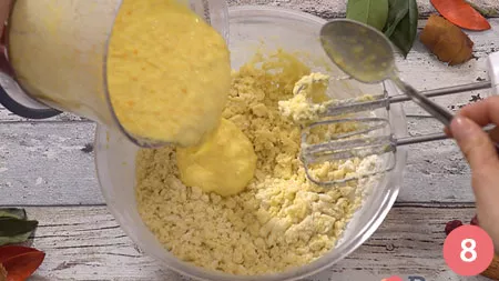 unire il composto di arancia