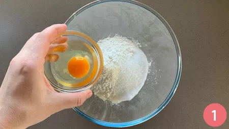 Frappe di carnevale - Passaggio 1