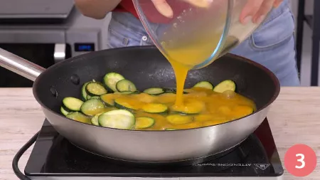 Frittata di zucchine - P3