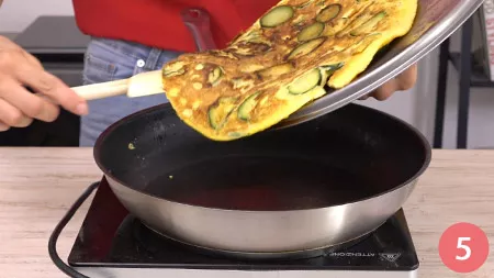 Frittata di zucchine - P5