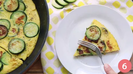 Frittata di zucchine - P6