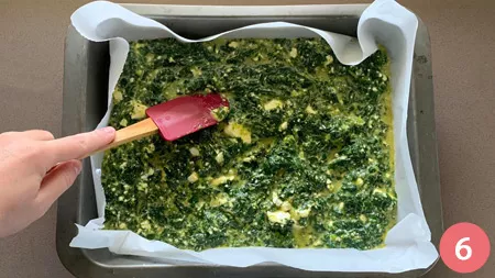 Frittata al forno con spinaci e feta - p6