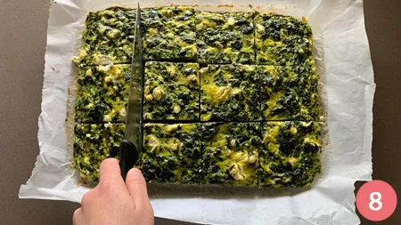 Frittata al forno con spinaci e feta - p8