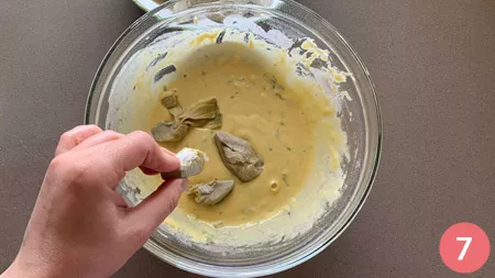 Frittelle di carciofi - P7