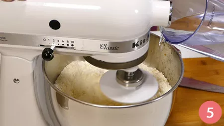 Iimpastare ad una velocità moderata per circa 7/8 minuti