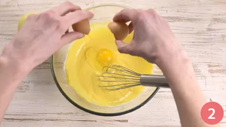 Frittelle di mele e ricotta - Passaggio 2