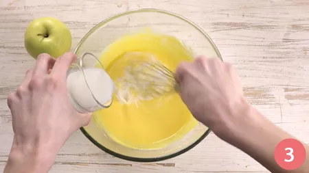 Frittelle di mele e ricotta - Passaggio 3