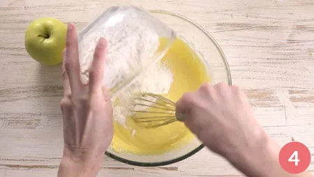 Frittelle di mele e ricotta - Passaggio 4