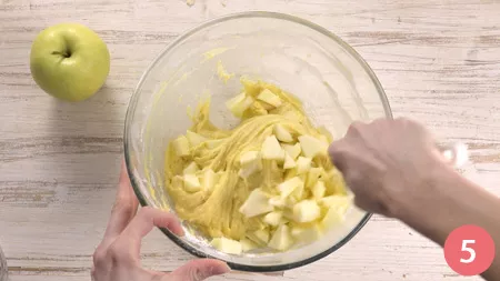 Frittelle di mele e ricotta - Passaggio 5
