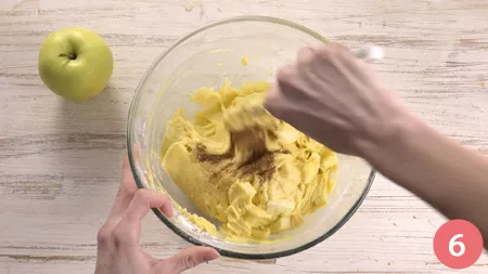 Frittelle di mele e ricotta - Passaggio 6
