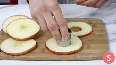 Fritelle di mele in friggitrice - P5