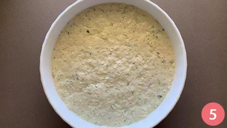 Frittelle di zucchine - Passaggio 5