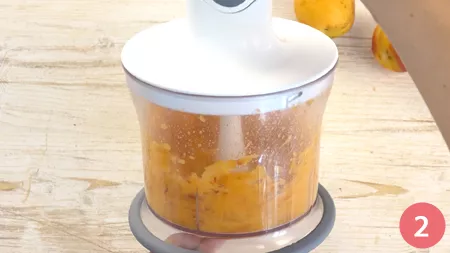 Frullato di albicocche e yogurt - Passaggio 2