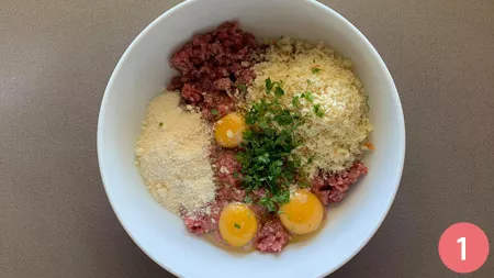 Funghi ripieni - Passaggio 1