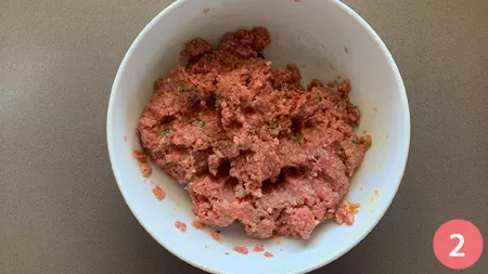 Funghi ripieni - Passaggio 2