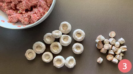 Funghi ripieni - Passaggio 3