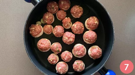 Funghi ripieni - Passaggio 7