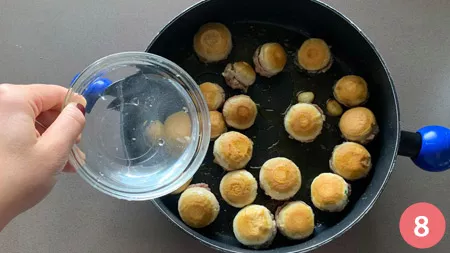 Funghi ripieni - Passaggio 8