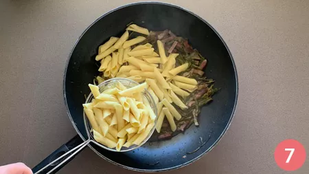 Garganelli asparagi e speck - p7