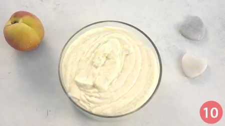 Gelato alla pesca - Passaggio 10