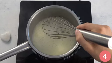 Gelato alla pesca - Passaggio 4