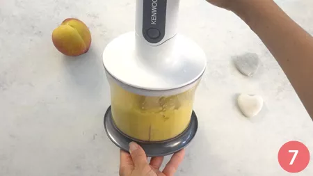 Gelato alla pesca - Passaggio 7