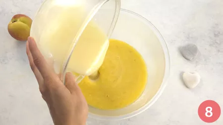 Gelato alla pesca - Passaggio 8