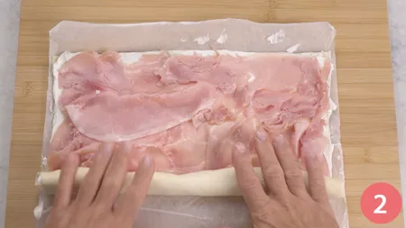 Antipasti con pasta sfoglia - Passaggio 2