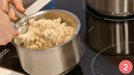 Gnocchetti semintegrali con acciughe e crumble di taralli - Passaggio 2
