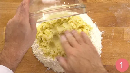 Gnocchi di zucca - Passo 1