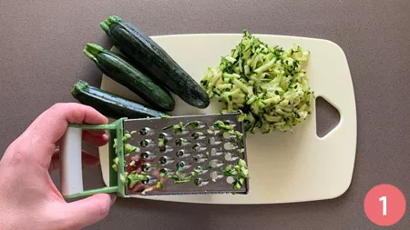 Hamburger di zucchine - p1