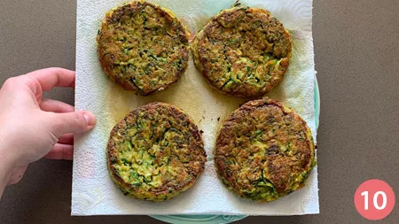 Hamburger di zucchine - p10
