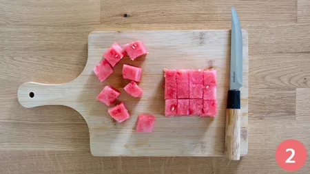 Insalata di anguria, cetriolo e feta - p2