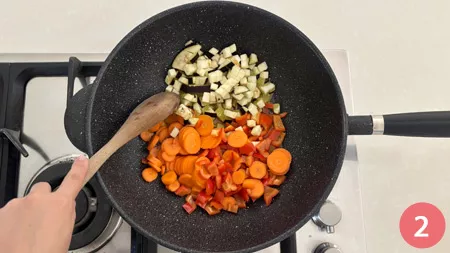 Insalata di farro con ceci e verdure - p2