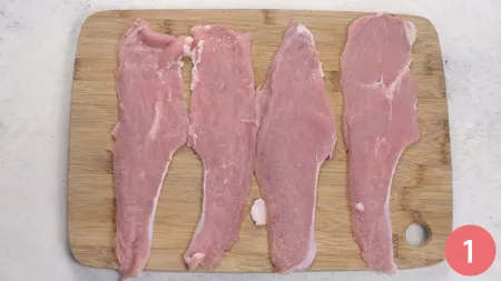 Involtini con speck e scamorza - Passaggio 1