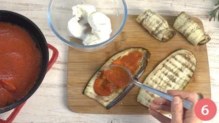Involtini di melanzane alla mediterranea - Passaggio 6